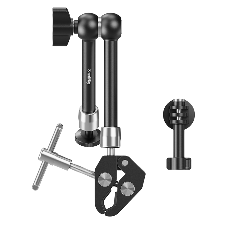 Magic Arm с зажимом SmallRig 5605 Crab-Shaped Clamp для экшн-камеры