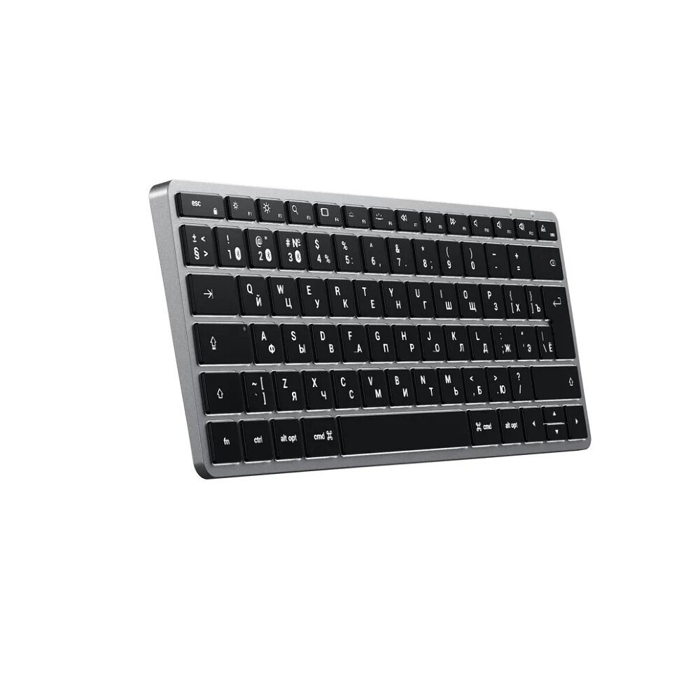 Клавиатура беспроводная Satechi Slim X1 (RU) Серебро