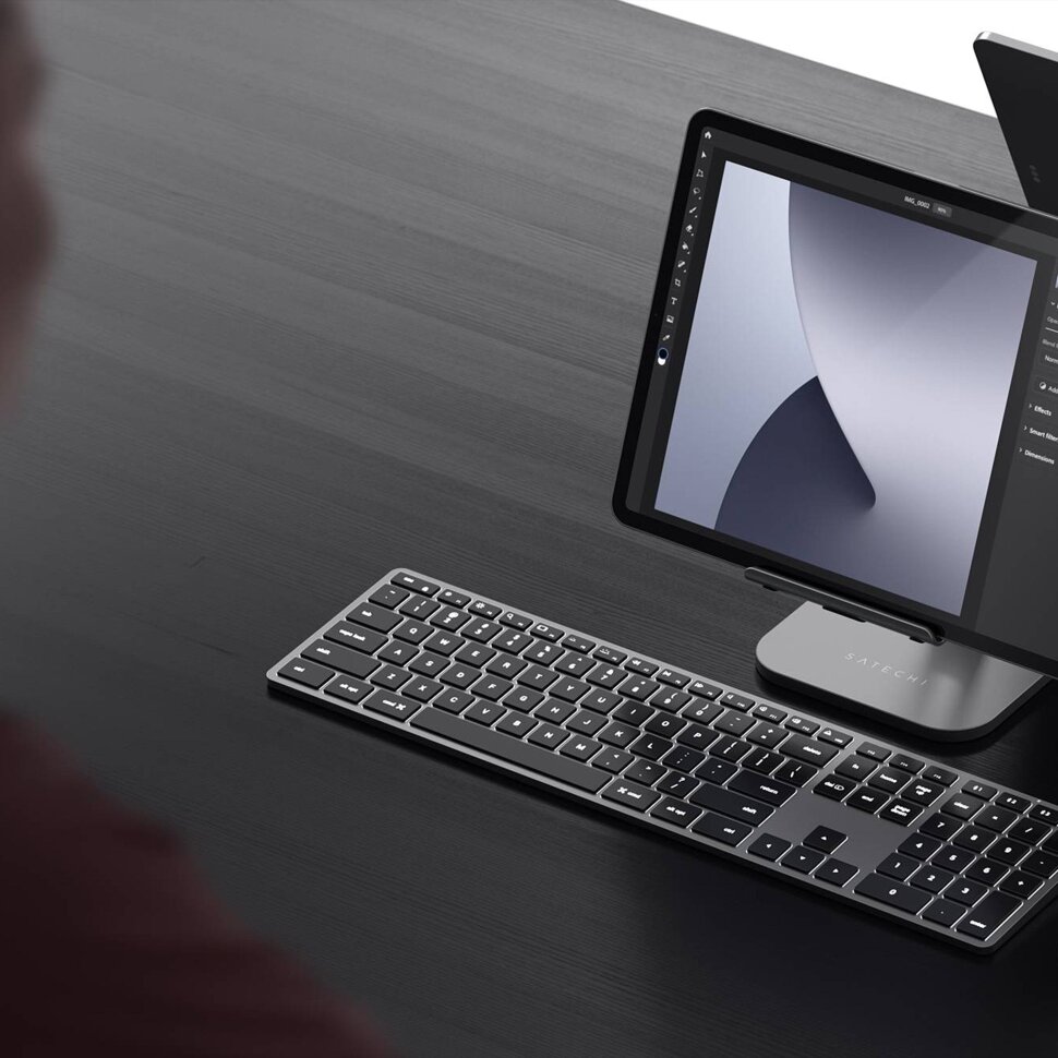Клавиатура Satechi Slim X3 Bluetooth (RU) Серебро