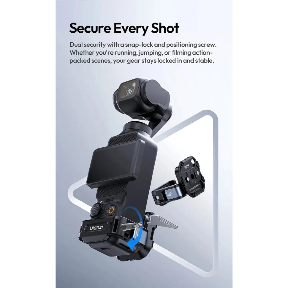 Быстросъемный держатель Ulanzi PK13 Uka для DJI Osmo Pocket 3