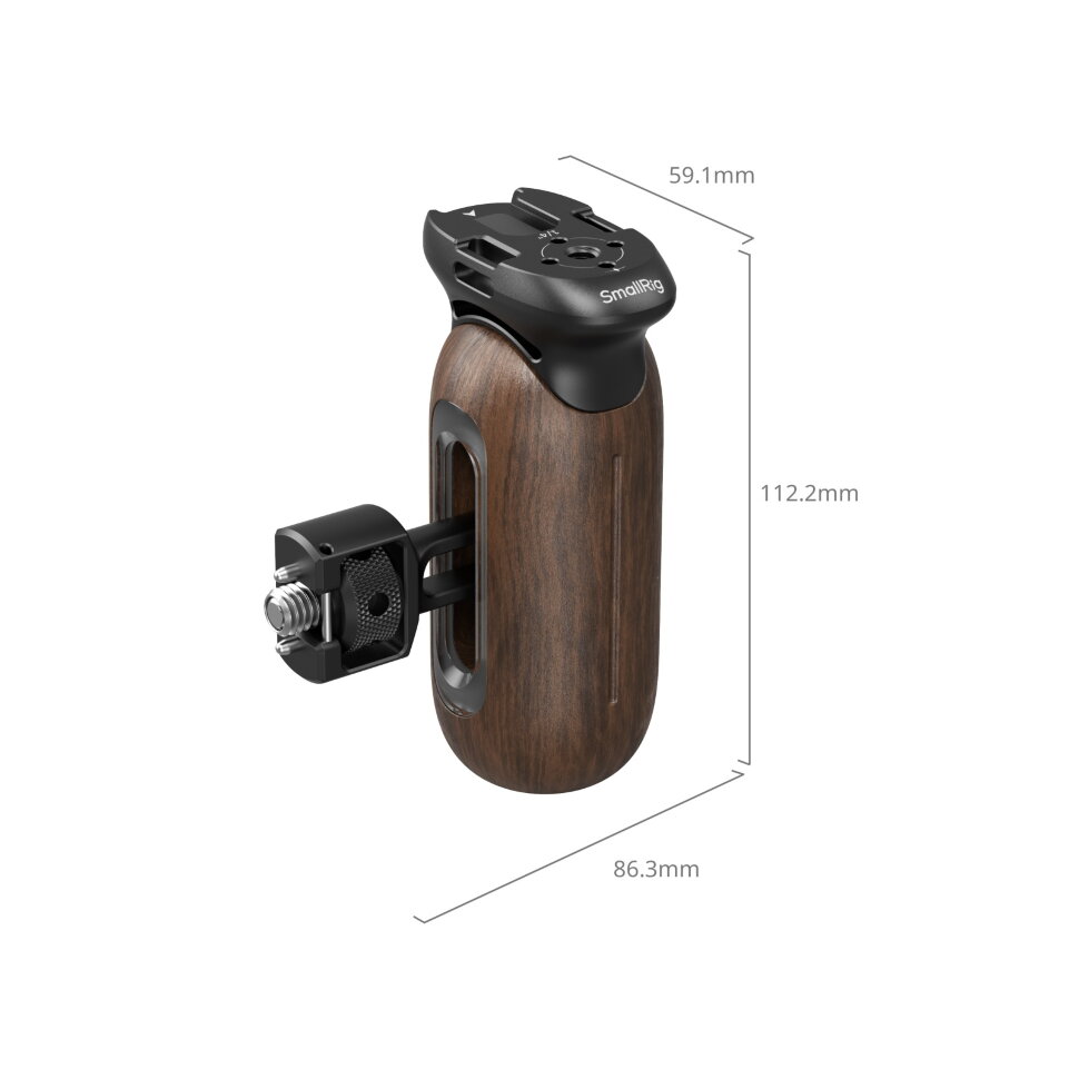 Рукоятка SmallRig 5238 Wooden Side Handle 1/4" & 3/8'' ARRI