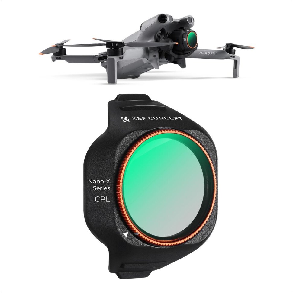 Светофильтр K&F Concept CPL для DJI Mini 5 Pro