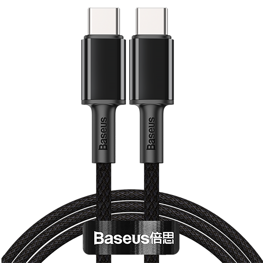 Кабель Baseus High Density Braided Type-C 100W 1м Чёрный 