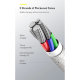 Кабель Baseus High Density Braided Type-C 100W 1м Чёрный - Изображение 147639