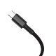 Кабель Baseus High Density Braided Type-C 100W 1м Чёрный - Изображение 147640