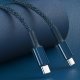 Кабель Baseus High Density Braided Type-C 100W 1м Чёрный - Изображение 147646