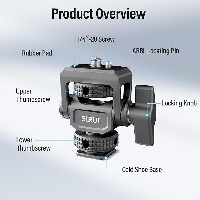 Крепление Sirui Monitor Mount Cold Shoe