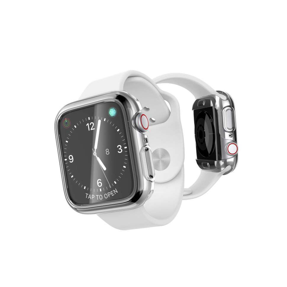 Чехол X-Doria Defense 360x для Apple Watch 44 мм Прозрачный