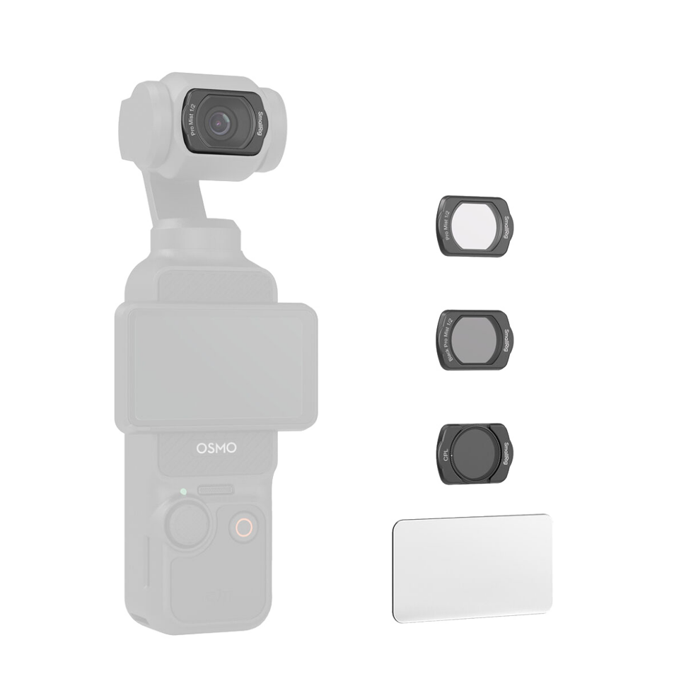 Комплект светофильтров SmallRig Black/White Diffusion/CPL для DJI Osmo Pocket 3 (3шт) 