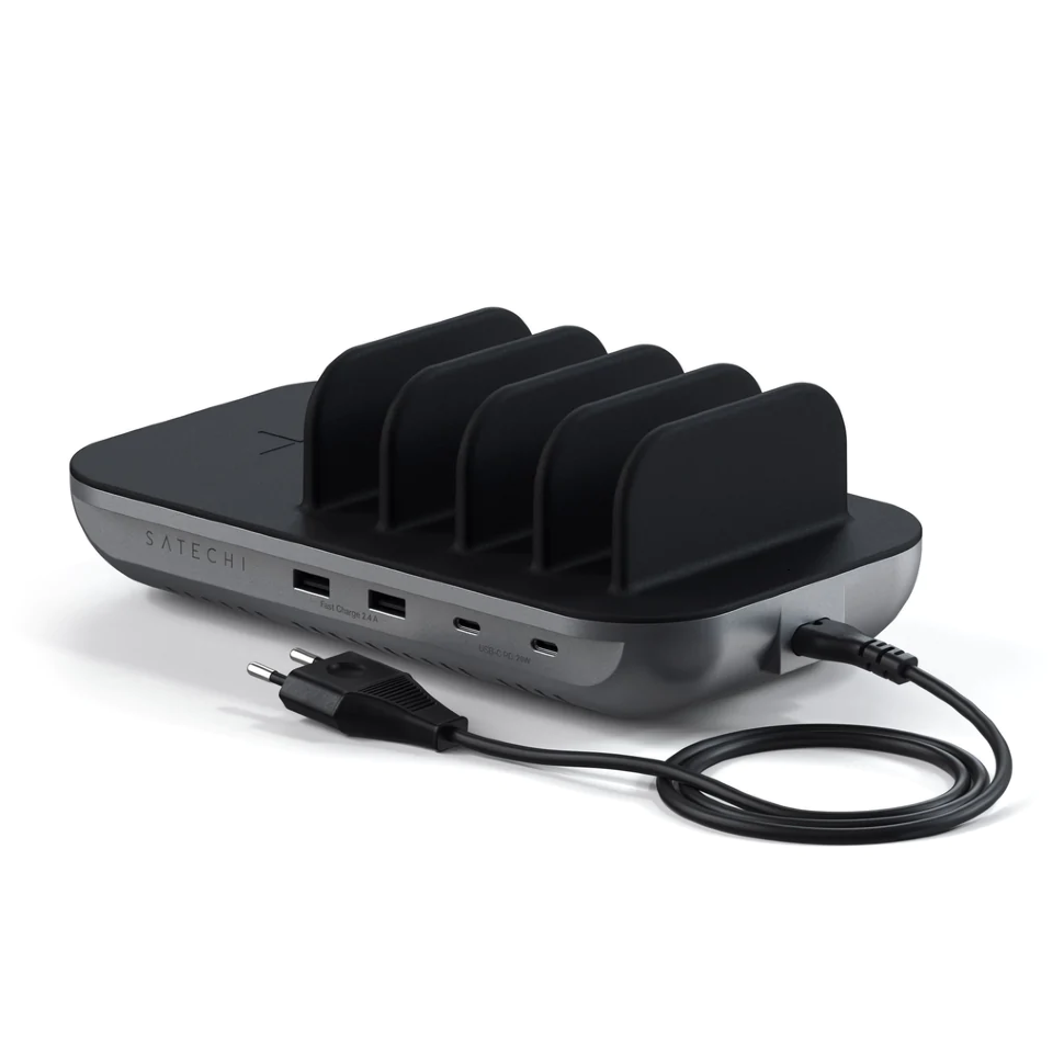 Зарядная станция Satechi Dock5 Multi-Device Charging Station Серая