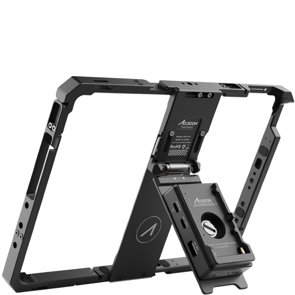 Клетка Accsoon Power Cage II для iPad + адаптер NP-F ACC04 NP-F Battery Plate 