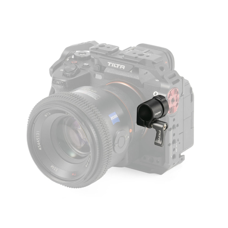 Крепление Tilta для направляющей 15мм - 1/4" (Front Mounted) Чёрное
