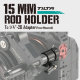 Крепление Tilta для направляющей 15мм - 1/4" (Front Mounted) Чёрное - Изображение 207281