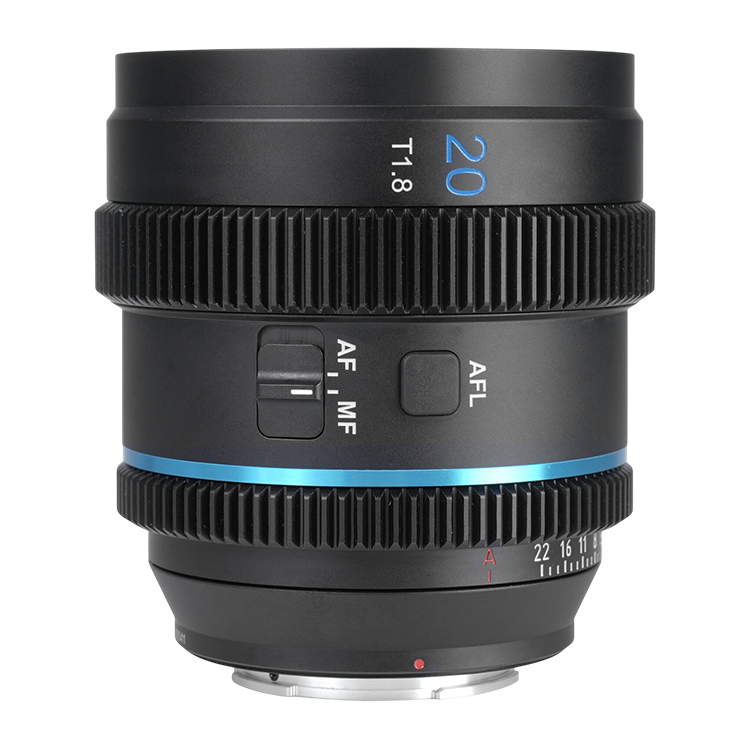 Объектив Sirui 20mm T1.8 1.33x S35 AF Anamorphic E-mount (Blue Flare)