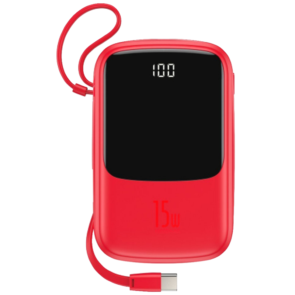 Внешний аккумулятор Baseus Qpow Type-C 10000мАч Красный 