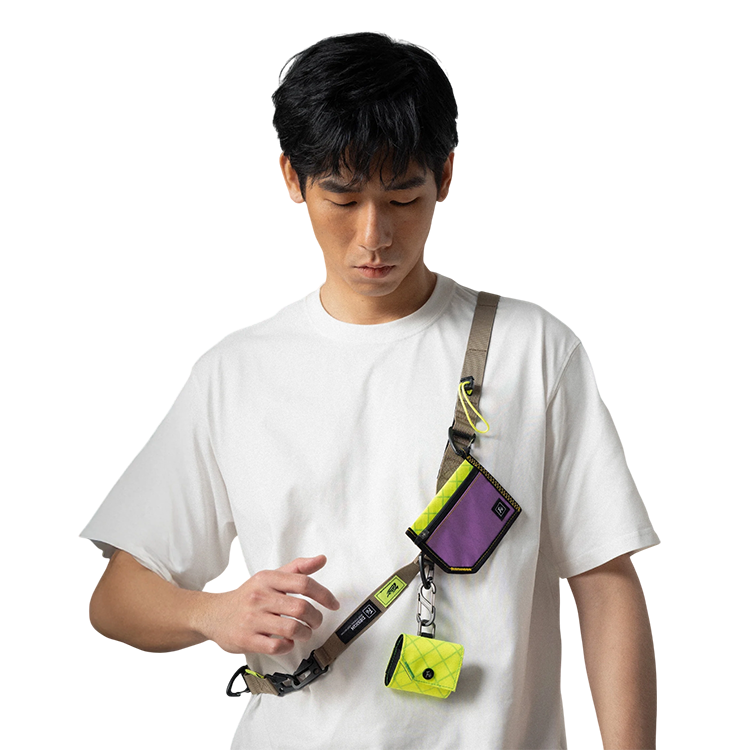 Ремень наплечный Tilta Fe Multi-Functional Shoulder Strap Зелёный/Фиолетовый