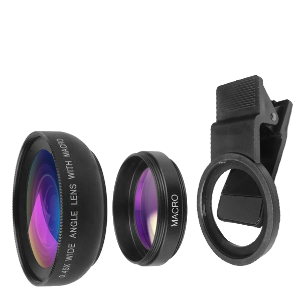 Комплект объективов Apexel 2-in-1 для смартфона (0.45x+12.5x) preOrder=23.10.2026