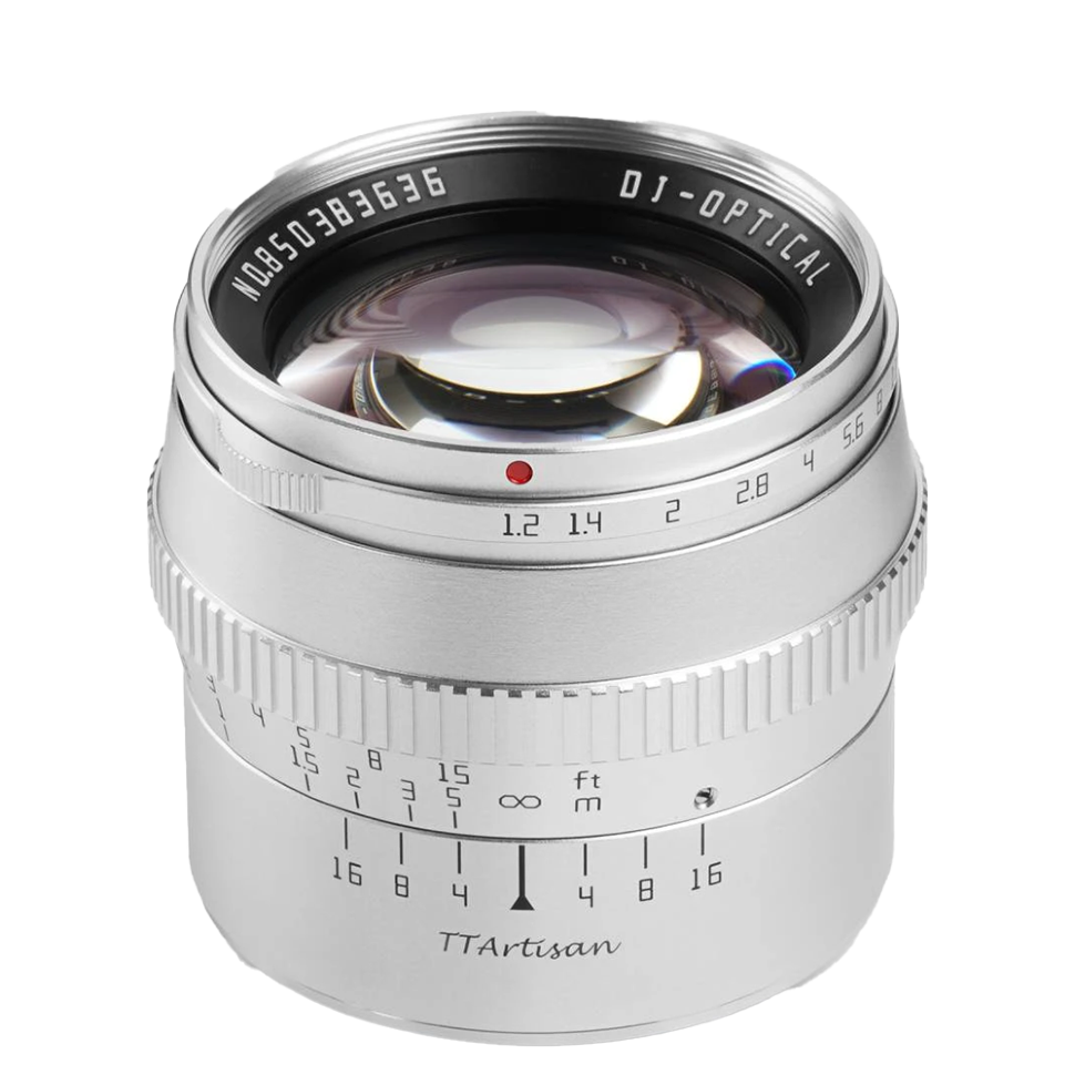 Объектив TTArtisan 50mm F1.2 X-mount Серебро 