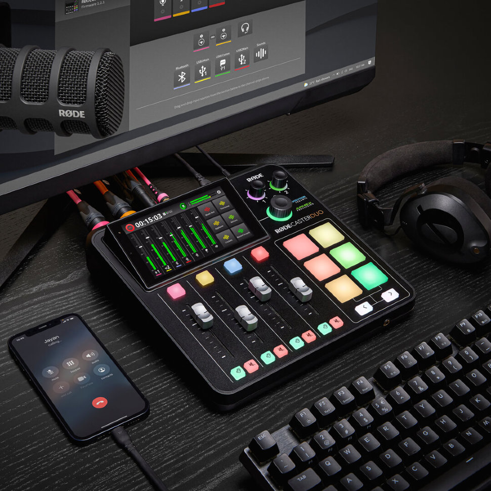Портативная аудиостудия RODE RØDECaster Duo