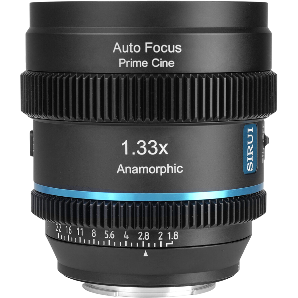 Объектив Sirui 20mm T1.8 1.33x S35 AF Anamorphic X-mount (Blue Flare) preOrder=24.11.2026