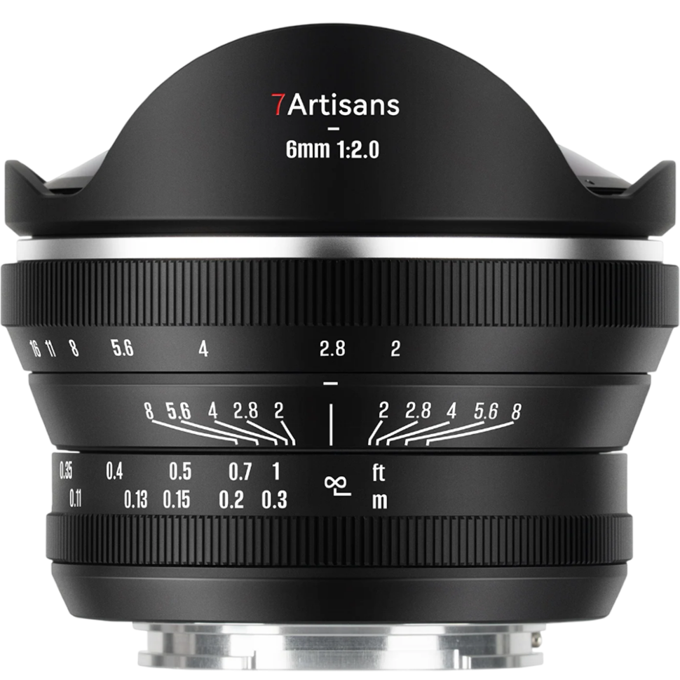 Объектив 7Artisans 6mm F2 Fisheye X-mount 