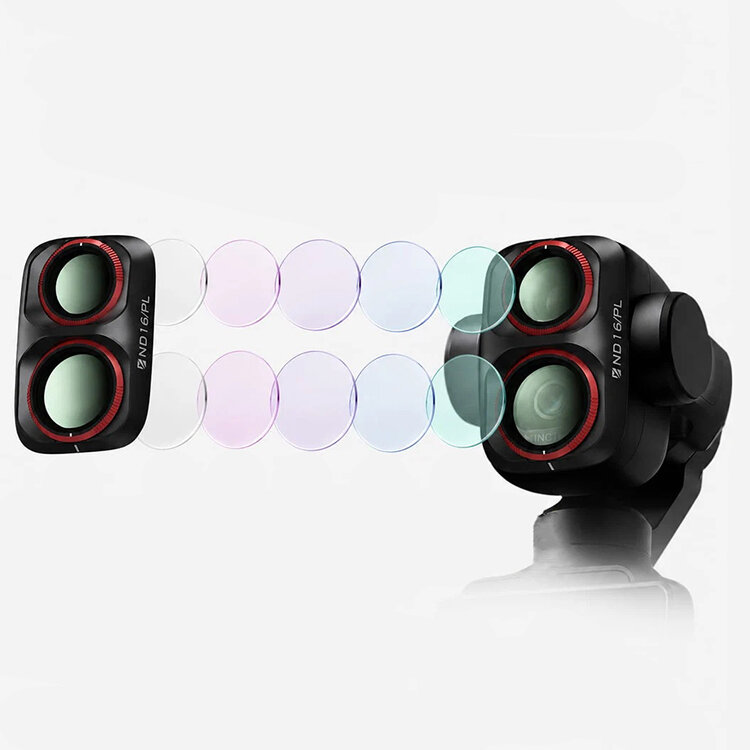 Светофильтр Freewell CPL для DJI Osmo Pocket 4P/Xtra Muse 2 Pro Чёрный