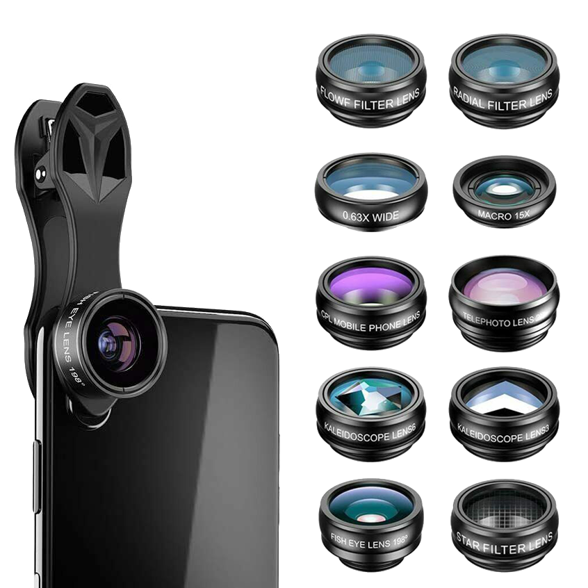 Комплект объективов Apexel 10-In-1 для смартфона preOrder=23.10.2026