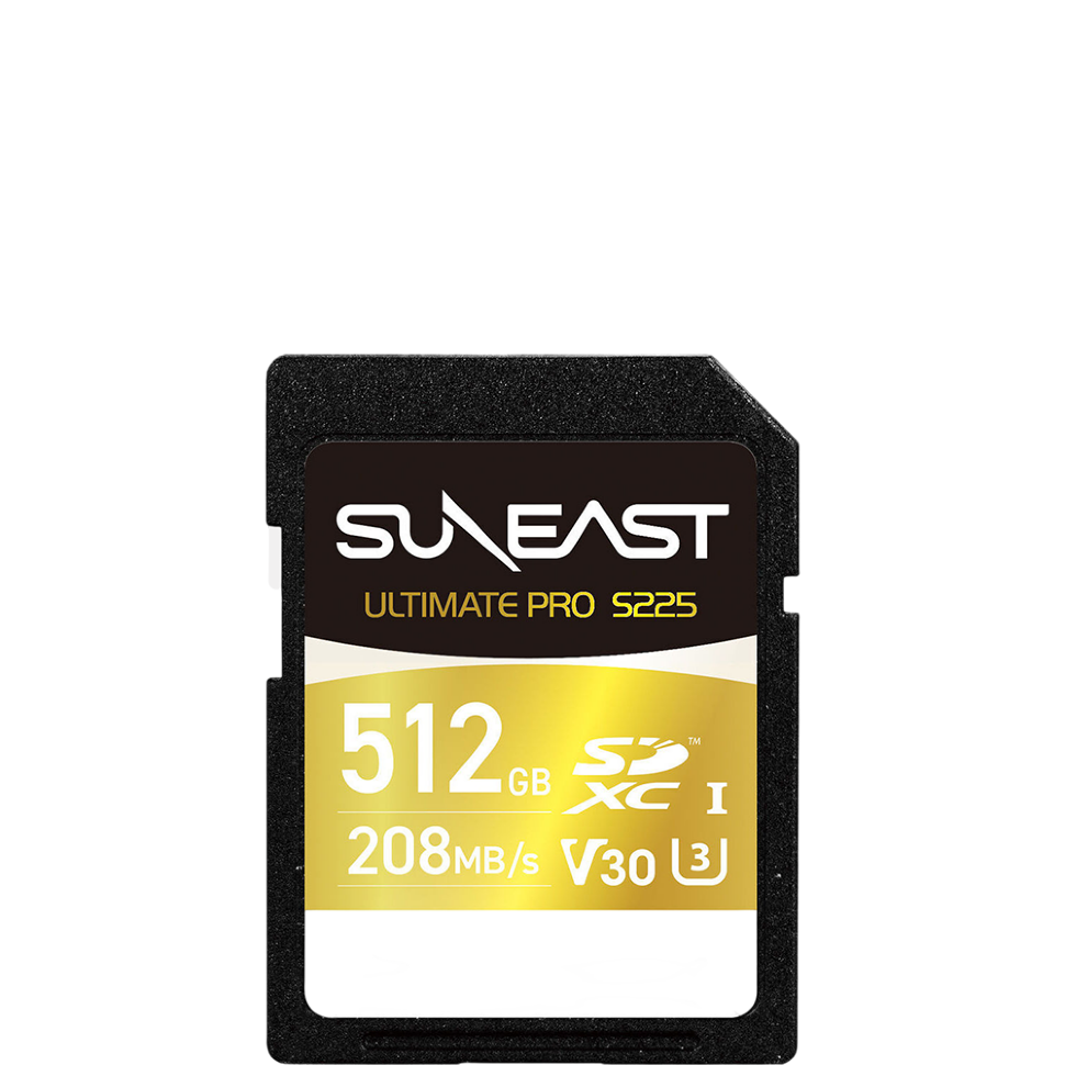 Карта памяти SUNEAST Ultimate Pro S225 Gold SDXC UHS-I V30 512Гб 