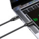 Кабель USAMS US-SJ580 U82 Type-C 240W 1.2м Чёрный - Изображение 207005