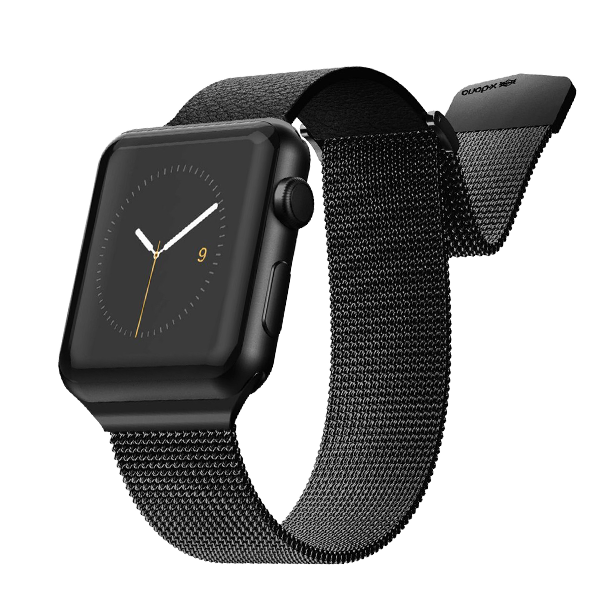 Ремешок X-Doria Hybrid Mesh для Apple Watch 38/40 мм Чёрный 