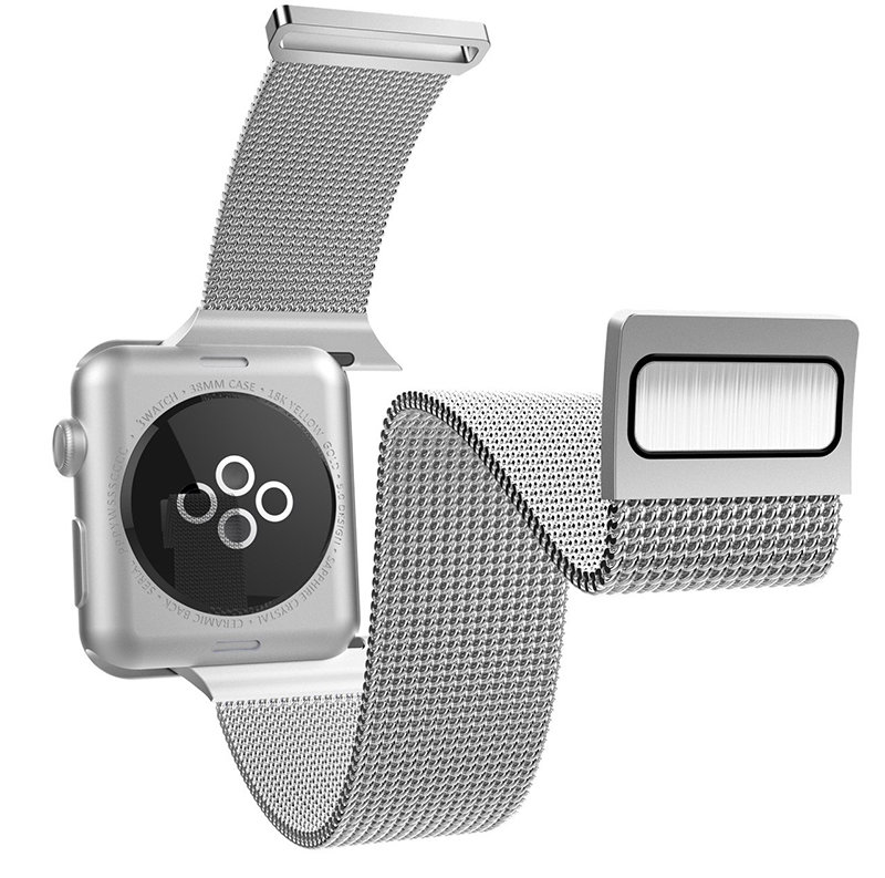 Ремешок X-Doria New Mesh для Apple Watch 38/40 мм Серебро