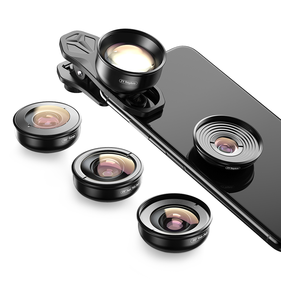 Комплект объективов Apexel 5-in-1 HB5 для смартфона preOrder=23.10.2026