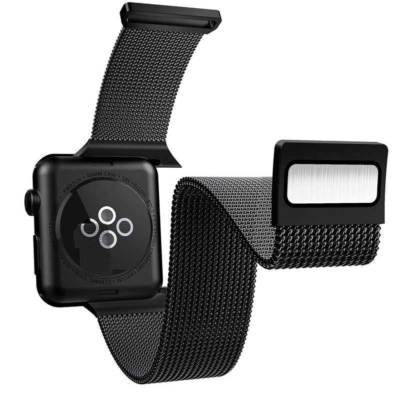 Ремешок X-Doria New Mesh для Apple Watch 38/40 мм Чёрный