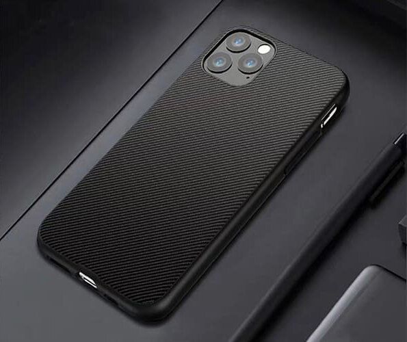 Чехол X-Doria Dash Air для iPhone 11 Чёрный карбон