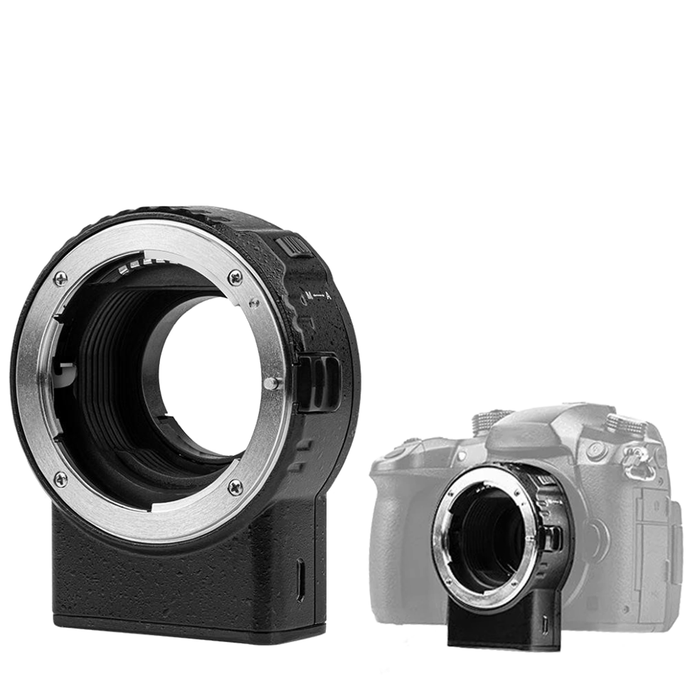 Адаптер Viltrox NF-M1 для объектива F-mount на байонет Micro 4/3