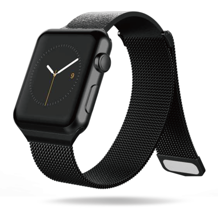 Ремешок X-Doria Hybrid Mesh для Apple Watch 42/44 мм Чёрный