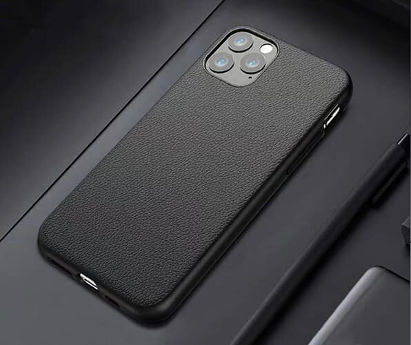 Чехол X-Doria Dash Air для iPhone 11 Чёрная кожа