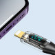 Кабель USAMS US-SJ589 Shadow Type-C - Lightning PD 20W 2м Белый - Изображение 207475