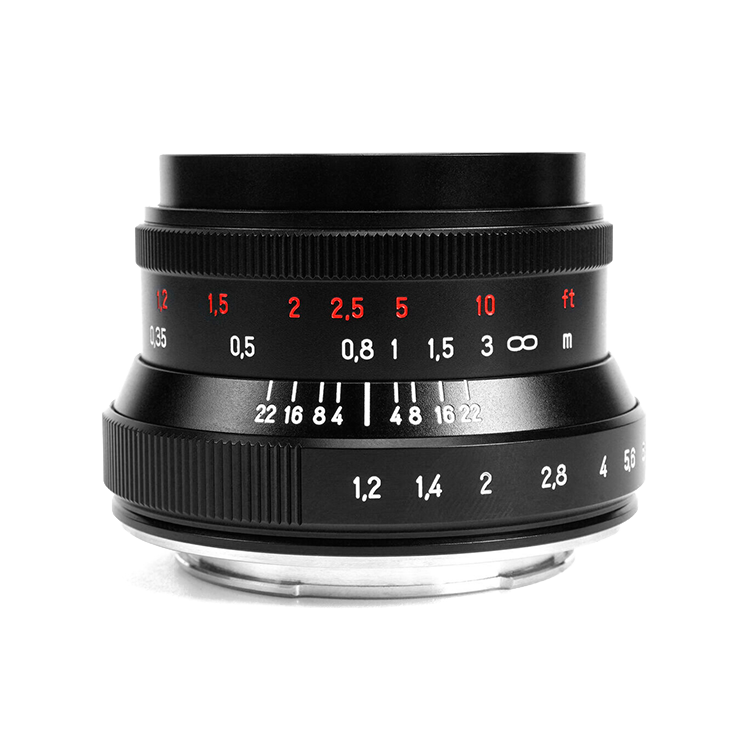 Объектив 7artisans 35mm F1.2 II Micro 4/3 Чёрный