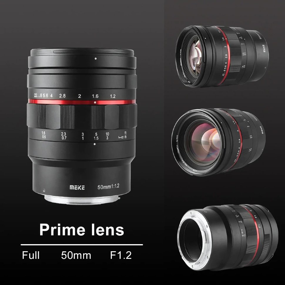 Объектив Meike 50mm F1.2 MF RF