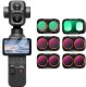 Комплект светофильтров K&F Concept UV+CPL+ND16/PL+ND32/PL+ND64/PL+ND256/PL для DJI Osmo Pocket 4P (Plastic Version) 6шт - Изображение 301725