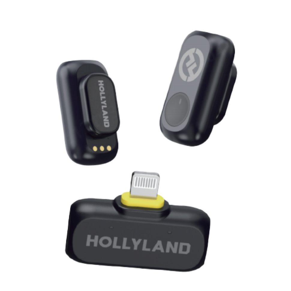 Радиосистема Hollyland Lark A1 Mini Duo (Lightning) Чёрная preOrder=01.01.2027