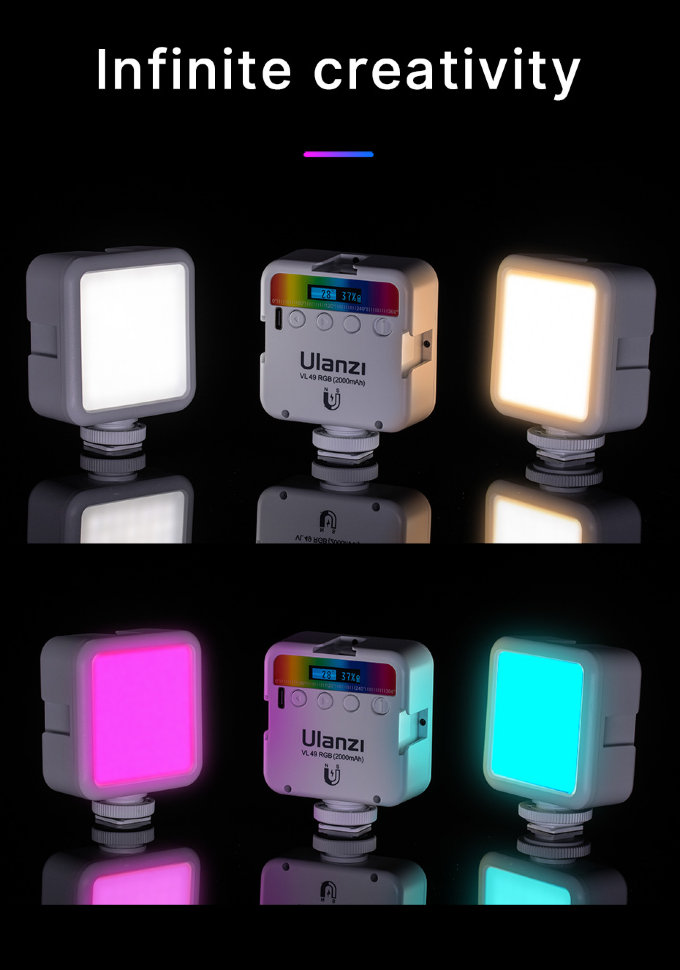 Осветитель Ulanzi VL49 RGB Gen II Белый