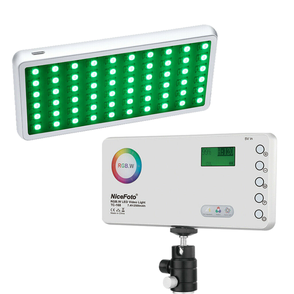 Осветитель NiceFoto TC-168 RGB