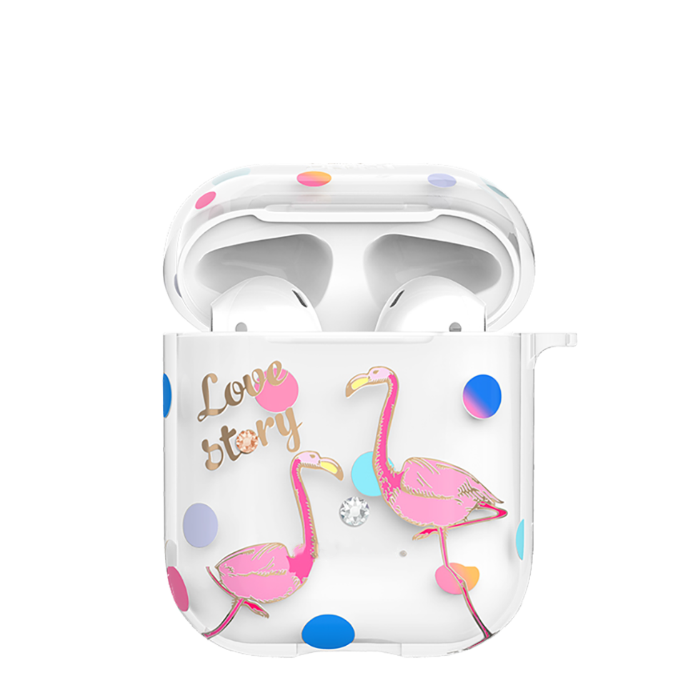 Чехол PQY Flamingo для Apple Airpods Vision 