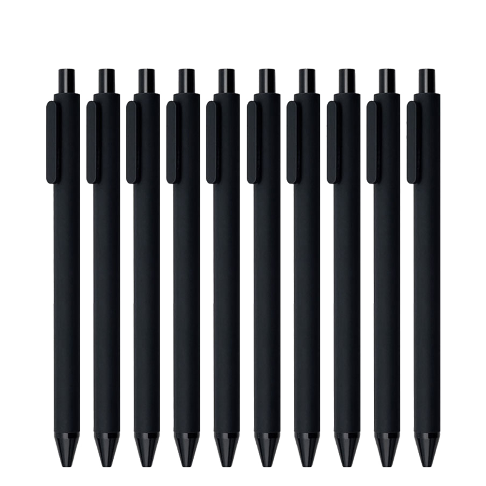 Набор гелевых ручек KACO Pure Plastic Gel K1015 (10шт) Черный 