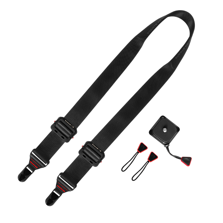Ремень наплечный LensGo Lynca bcamerab 32D Чёрный (32мм)