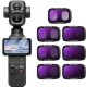 Комплект светофильтров K&F Concept ND8+ND16+ND32+ND64+ND128+ND256+ND1000 для DJI Osmo Pocket 4P (Plastic Version) 7шт - Изображение 301754
