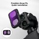 Комплект светофильтров K&F Concept ND8+ND16+ND32+ND64+ND128+ND256+ND1000 для DJI Osmo Pocket 4P (Plastic Version) 7шт - Изображение 301755