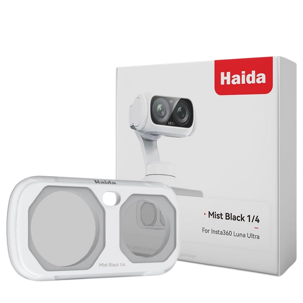 Светофильтр Haida NanoPro Magnetic Mist  Black 1/4 для Insta360 Luna Ultra Белый 